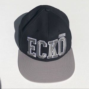 Ecko Unlimited SnapBack Cap, Black & Grey NWOT